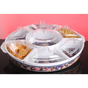 16pcs Melamine Revolvable Party Set